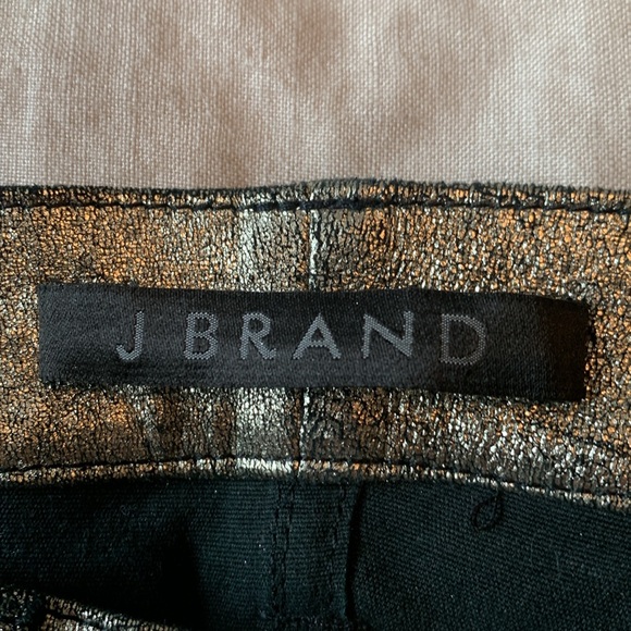 J Brand Gold Genuine Suede Pants 27 - Picture 8 of 10